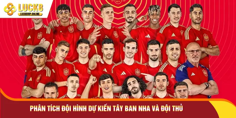 Phân tích đội hình dự kiến Tây Ban Nha và đội thủ